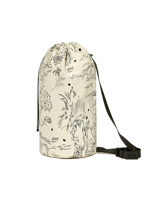 Drawing Sport Bag UNISEX Print Cream