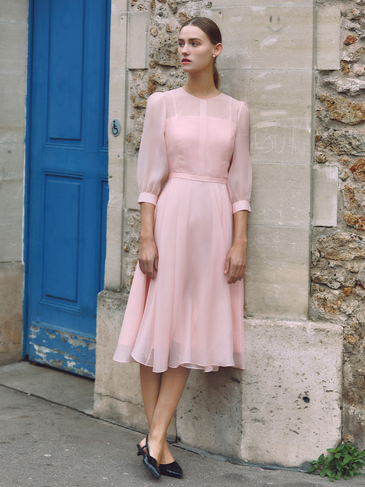 [BAU by Bride And You] KARLA Round neck organza dress ☆ Plan your wedding with bride and you