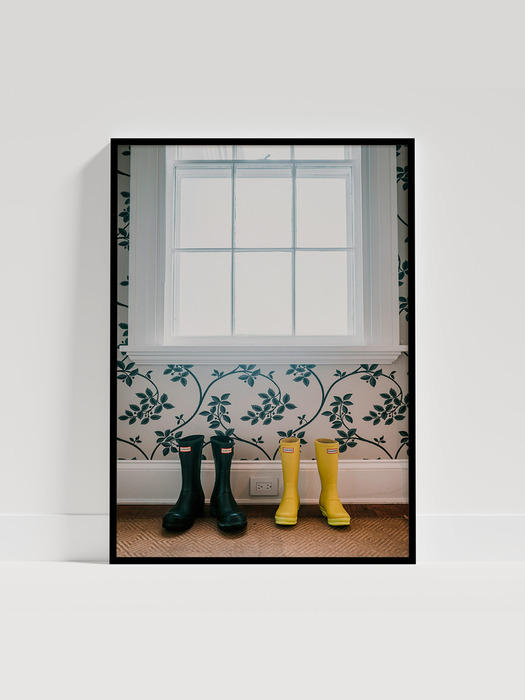 인테리어 사진 아트포스터 Rain Boots 수플 A1 50x70 A2 사이즈