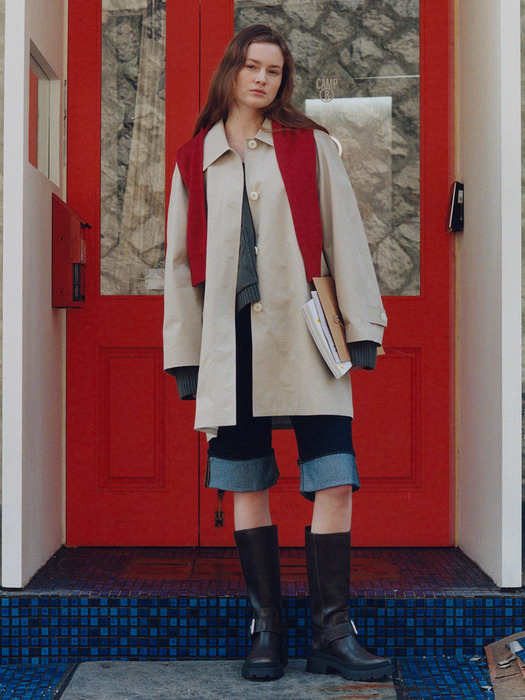 Raglan Half Trench Coat