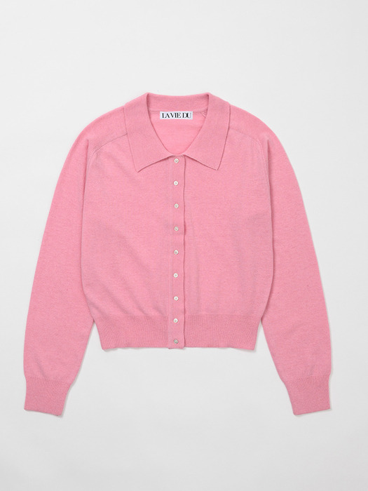 24SS cardigan knit /Pink
