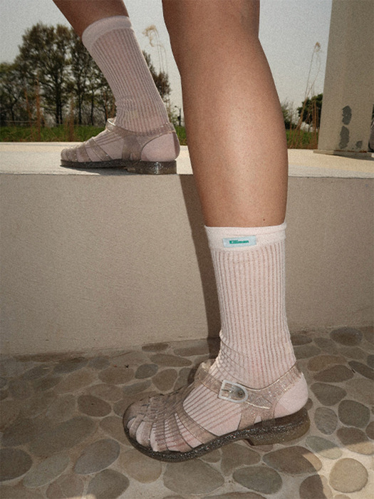 [선물포장] See through socks - 6color