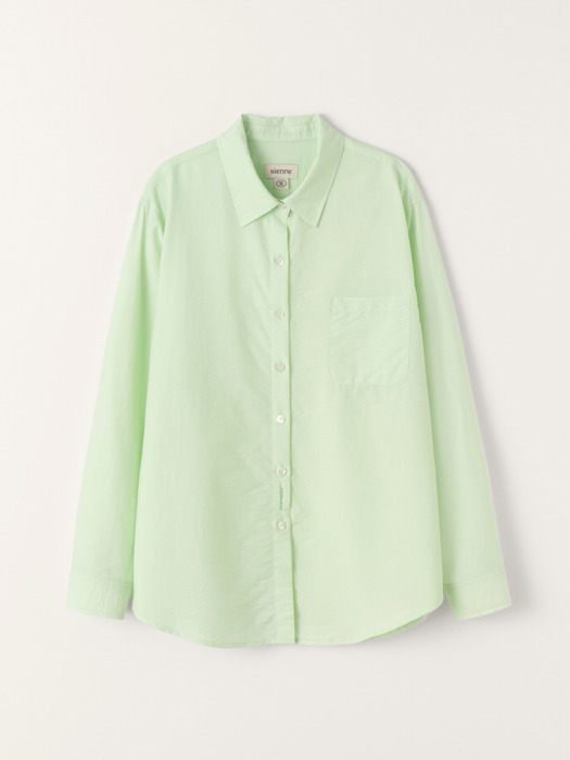 Pear Cotton Shirt (Light Mint)