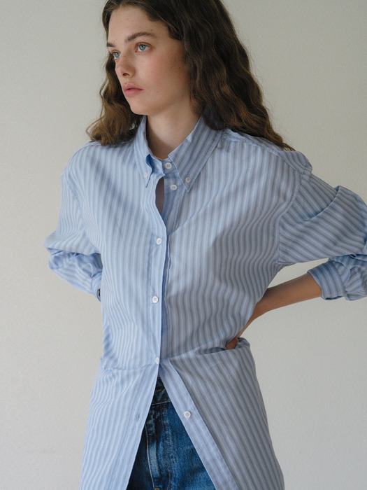 U Standard Loose Fit Shirt_2colors(stripe)