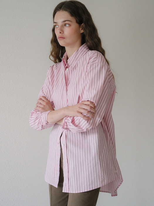 U Standard Loose Fit Shirt_2colors(stripe)