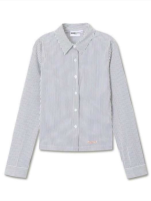 STRIPE SLIM FIT SHIRTS IVORY