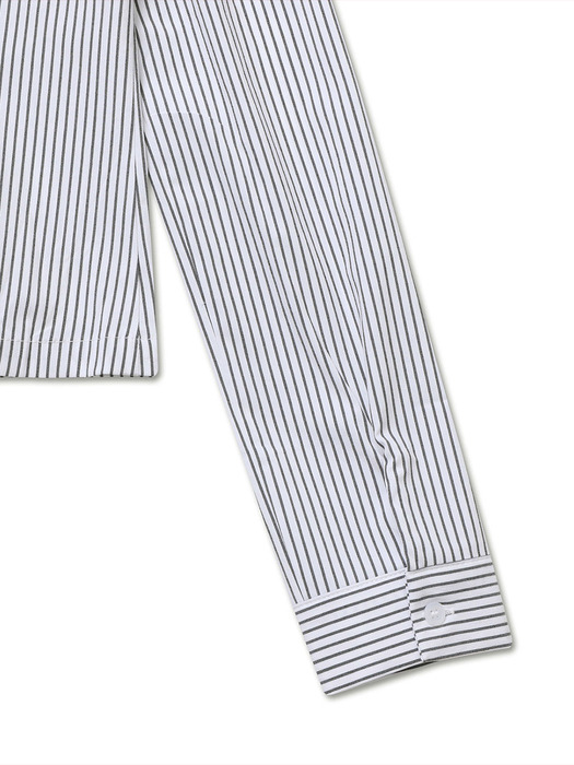 STRIPE SLIM FIT SHIRTS IVORY