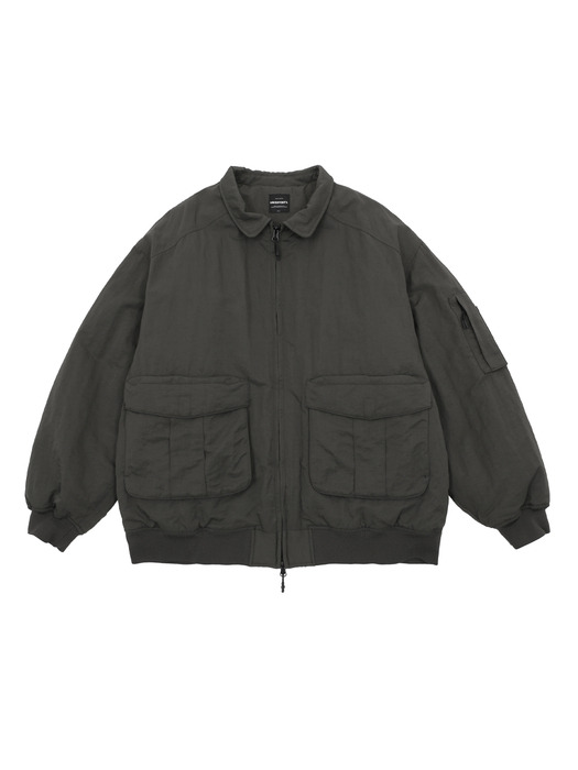 UTILITY MA-1 BOMBER JACKET (KHAKI)