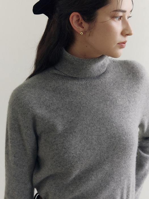 Cashmere Turtleneck Knit_3color