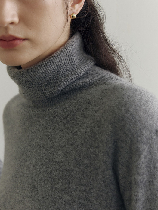 Cashmere Turtleneck Knit_3color