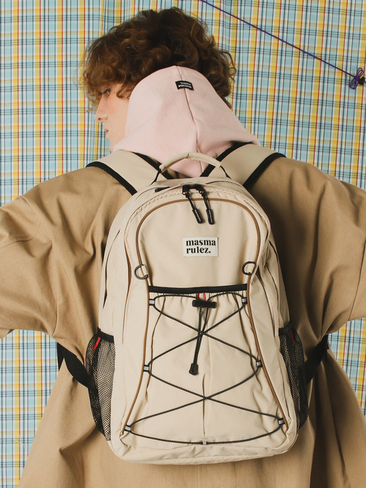 Urban sprint layered backpack_Beige