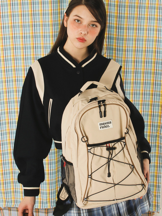 Urban sprint layered backpack_Beige