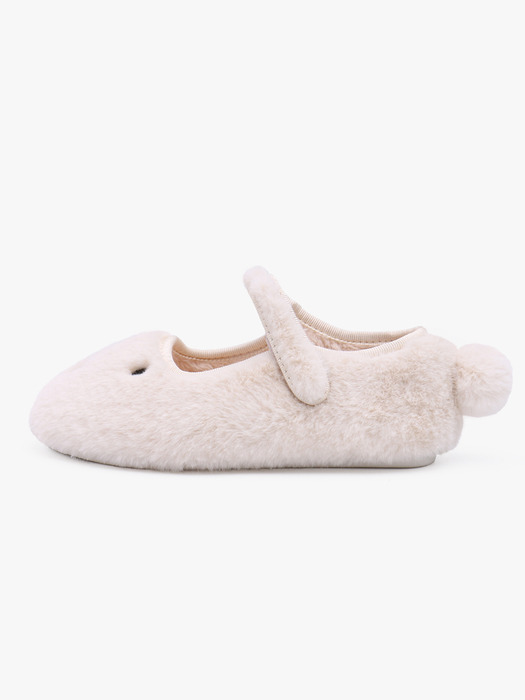 페더 래빗 여아 겨울 퍼 메리제인