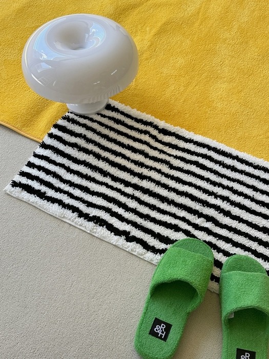 모던 스트라이프 터프팅 발매트 2colors