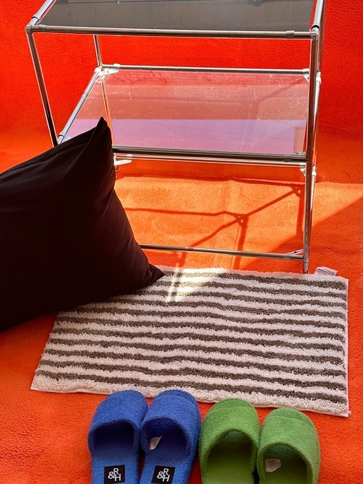 모던 스트라이프 터프팅 발매트 2colors