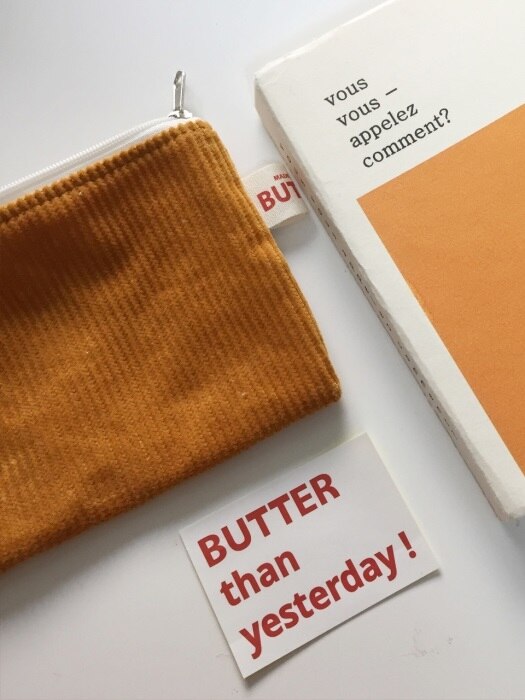BUTTER corduroy pouch