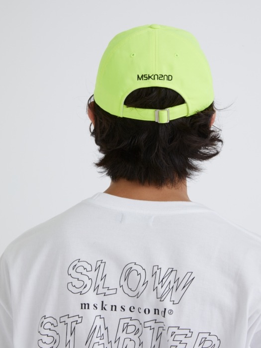 OUTLINE SLOW STARTER OVERSIZED SS T-SHIRT WHITE