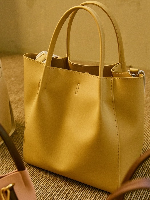 J156 Muse shopper tote bag (beige)