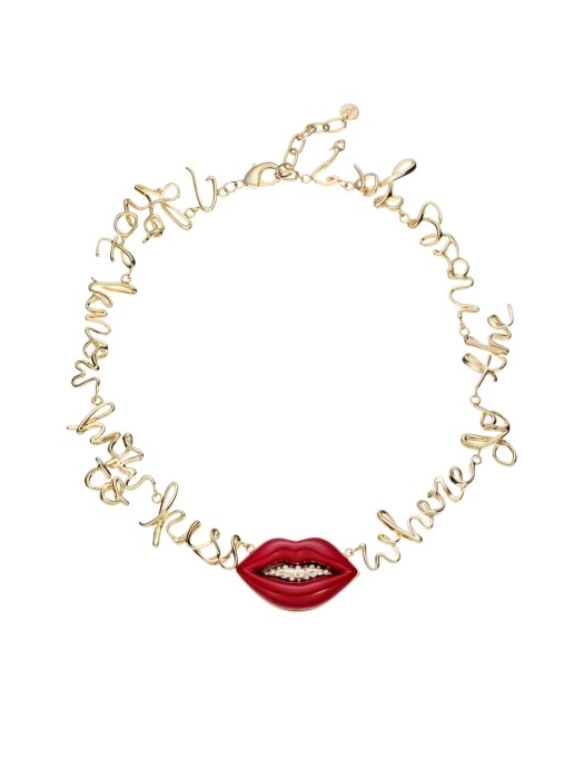 FIRST KISS Red Necklace