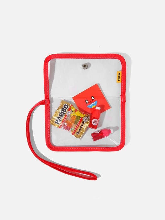 POUCH PVC Red