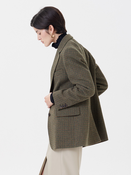 CLASSIC CHECK JACKET GREEN