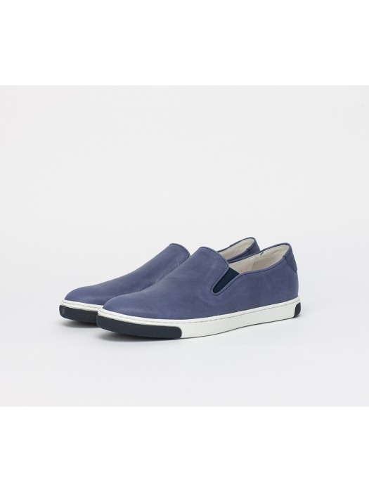 [리퍼브상품]Lambskin slipon sneakers[n.blue]