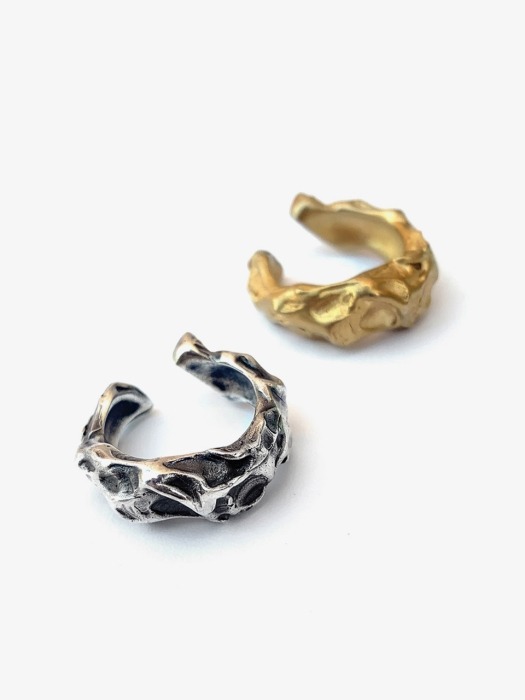 Texture Ring N1_Gold/Silver