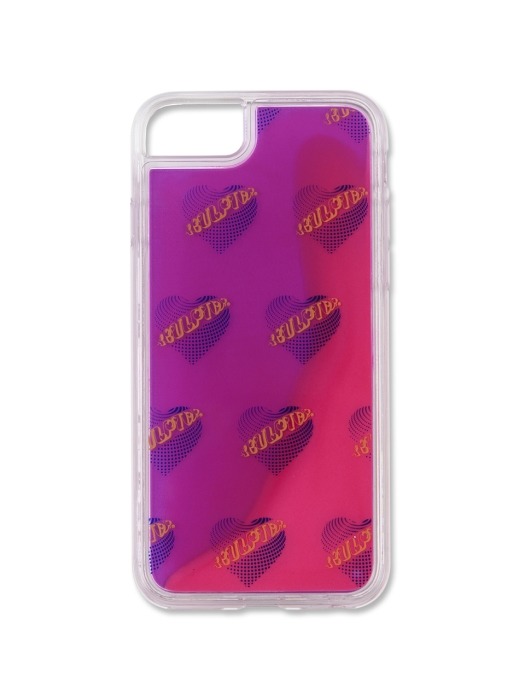 LIQUID NEON SAND PHONE CASE [NEON PURPLE]