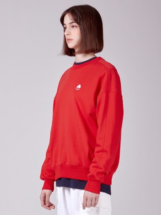 Unisex Embroidered Sweatshirt ACC_02_RED_MEDIUM