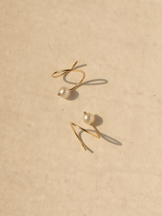스월라인 14K 골드 귀걸이, 136811