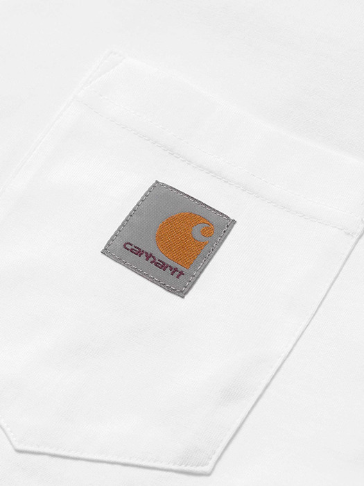 S/S POCKET T-SHIRT_WHITE