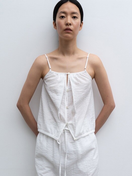 BUTTON DETAIL CAMISOL (WHITE)