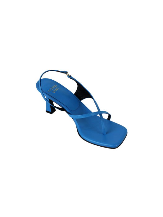 cross flip flop heel blue