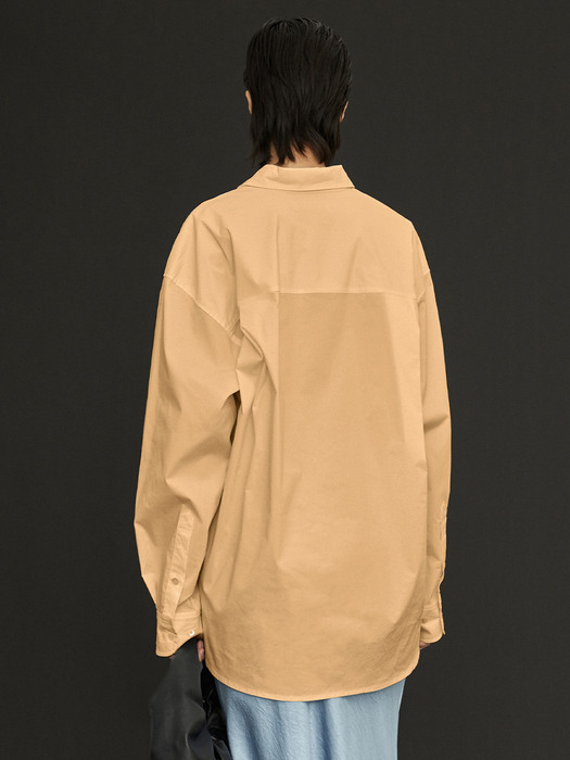 Traditional Wind Shirt New Fit_Beige