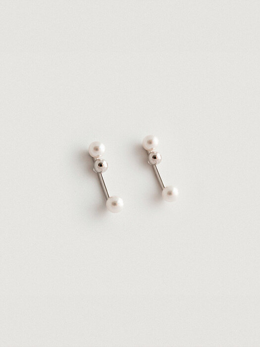 pearl earrings 001 _ 2colors