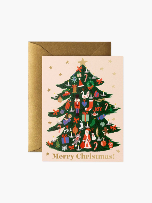 Trimmed Tree Card 크리스마스 카드