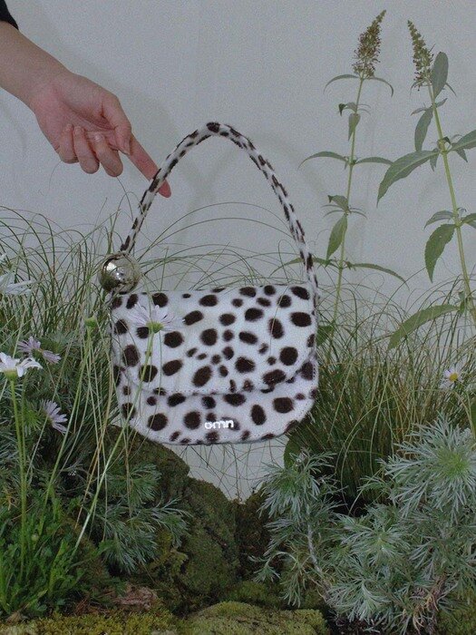 string ball bag_dalmatian/brown