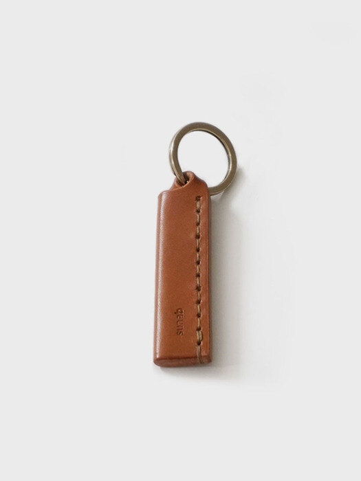 Name tag key holder (tan)