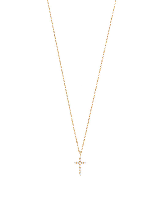 Petit Cross Necklace, Suji