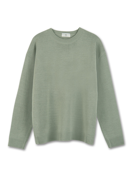 2021 CREW NECK LOOSE FIT SWEATER  MINT [9COLOR]
