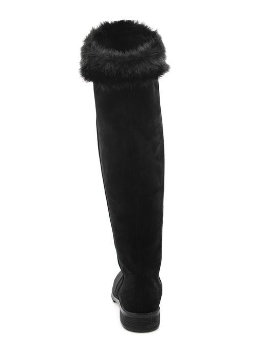 [리퍼브][225~250]Ariana Mink Span Knee-High Long-Boots/B2021/SBK