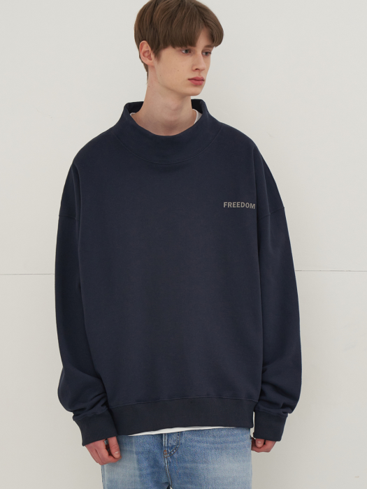 OVERFIT REFLECTION TURTLE MTM_NAVY