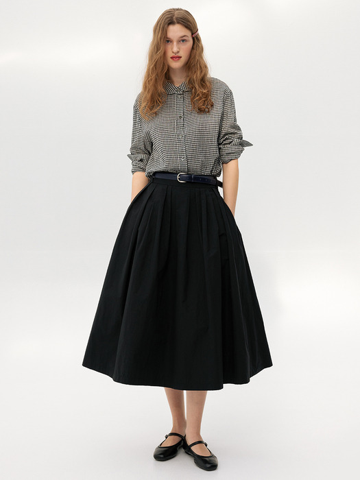 BOROMWAT Flared skirt (Black/Beige)
