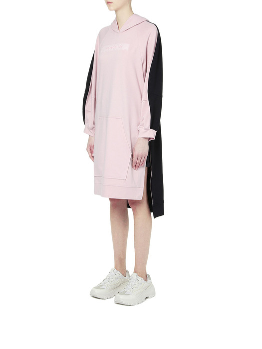 SS21 Laura Hoodied Sweatshirt - Pink/Navy