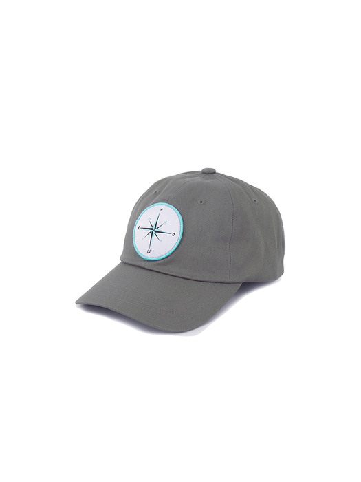 COMPASS DAD HAT / GRAY