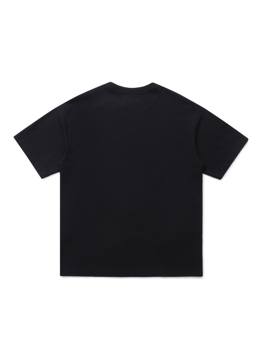 ACADEMY EMBROIDERY T-shirts (BLACK)
