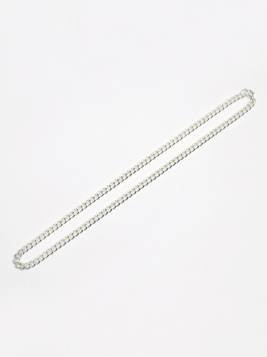 silver classic chain anklet