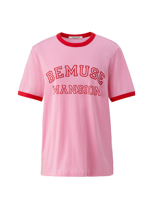 Bemuse color block tee - Pink