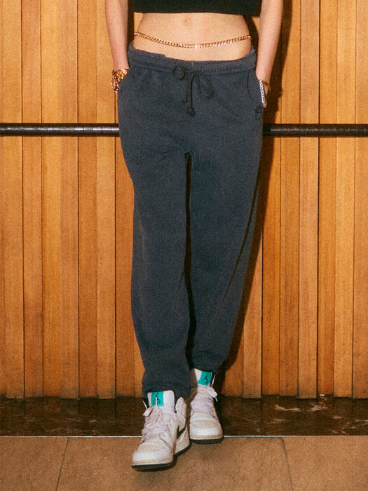 Loose Fit Piper Sweat pants (Charcoal)