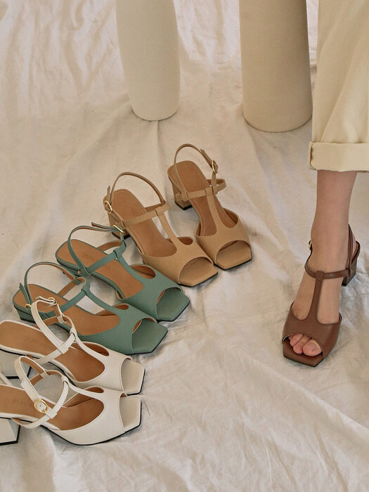 [리퍼브][220~250]1313 Poderate Wave Line Sandal_4color